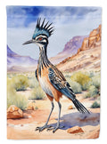 New Mexico Greater Roadrunner House Flag 28x40 Porch Sleeve Pole Decorative Outside Yard Banner Artwork Wall Hanging, Polyester