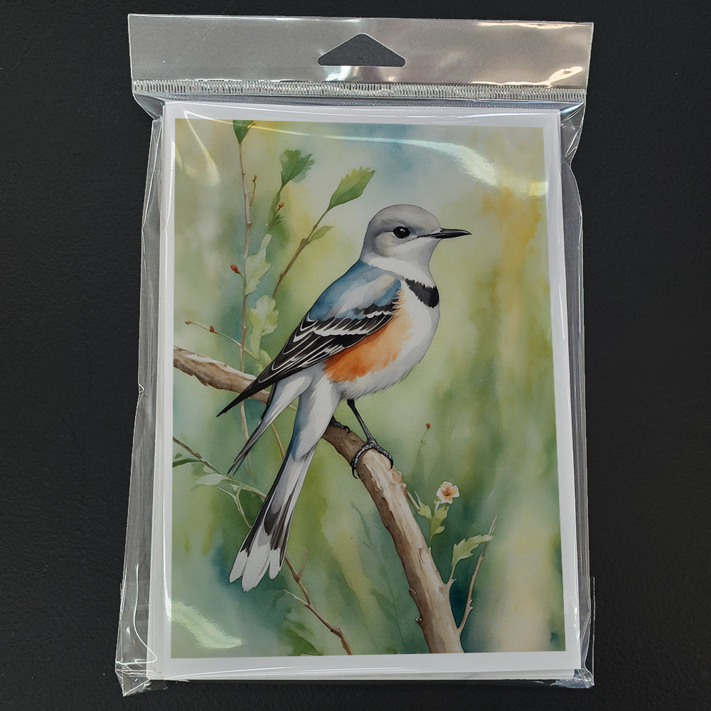 Oklahoma Scissortailed Flycatcher Greeting Cards Pack of 8 Blank Cards with Envelopes Whimsical A7 Size 5x7