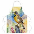 Oregon Western Meadowlark Apron Cooking Kitchen Server Baking Crafts Gardening for Adult Women Men, Unisex, Large, Multicolor