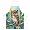 Elf Owl Apron Cooking Kitchen Server Baking Crafts Gardening for Adult Women Men, Unisex, Large, Multicolor