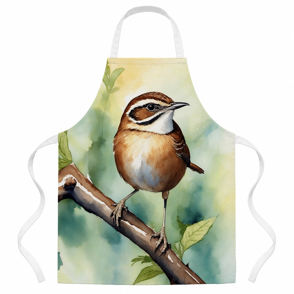 South Carolina Wren Apron Cooking Kitchen Server Baking Crafts Gardening for Adult Women Men, Unisex, Large, Multicolor