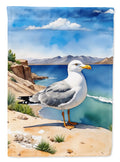 Utah California Gull House Flag 28x40 Porch Sleeve Pole Decorative Outside Yard Banner Artwork Wall Hanging, Polyester