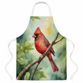 West Virginia Northern CardInal Apron Cooking Kitchen Server Baking Crafts Gardening for Adult Women Men, Unisex, Large, Multicolor
