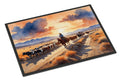 Cattle Drive at Sunset Doormat Indoor Outdoor 18H X 27W Front Door Mat Rugs for Entryway, Non Slip Washable