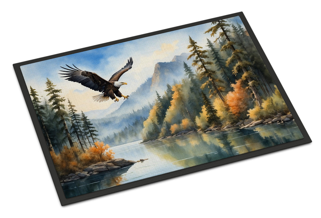 Eagle in Flight Doormat Indoor Outdoor 24H X 36W Front Door Mat Rugs for Entryway, Non Slip Washable Low Pile,