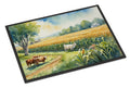 Cows by the Cornfield Doormat Indoor Outdoor 24H X 36W Front Door Mat Rugs for Entryway, Non Slip Washable Low Pile,