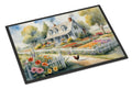 Chicken Farmhouse Garden Doormat Indoor Outdoor 24H X 36W Front Door Mat Rugs for Entryway, Non Slip Washable Low Pile,