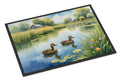Mother Duck Doormat Indoor Outdoor 18H X 27W Front Door Mat Rugs for Entryway, Non Slip Washable