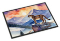 Mountain Majesty Lion Doormat Indoor Outdoor 24H X 36W Front Door Mat Rugs for Entryway, Non Slip Washable Low Pile,