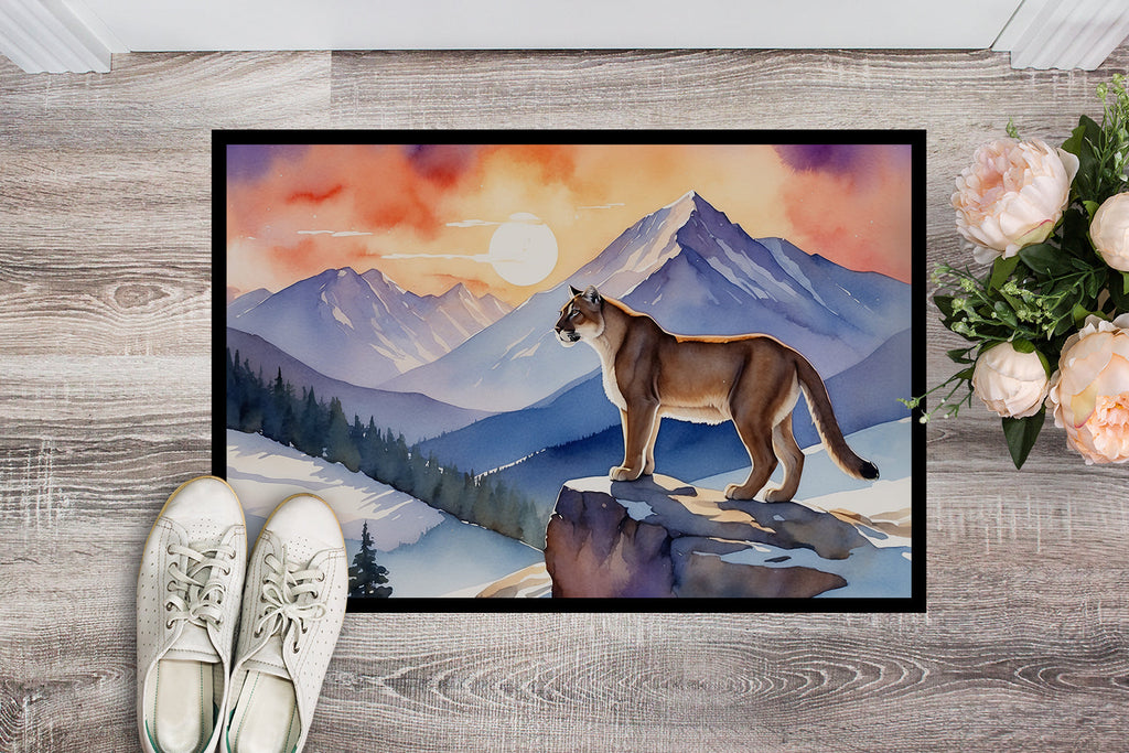 Mountain Majesty Lion Doormat Indoor Outdoor 18H X 27W Front Door Mat Rugs for Entryway, Non Slip Washable