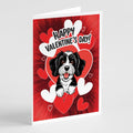 Havanese Happy Valentine's Day Greeting Cards Pack of 8 Blank Cards with Envelopes Whimsical A7 Size 5x7
