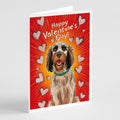Wirehaired Pointing Griffon Happy Valentine's Day Greeting Cards Pack of 8 Blank Cards with Envelopes Whimsical A7 Size 5x7