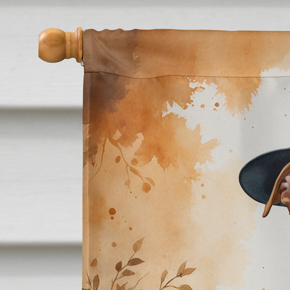 Pit Bull Terrier Thanksgiving House Flag 28x40 Porch Sleeve Pole Decorative Outside Yard Banner Artwork Wall Hanging, Polyester