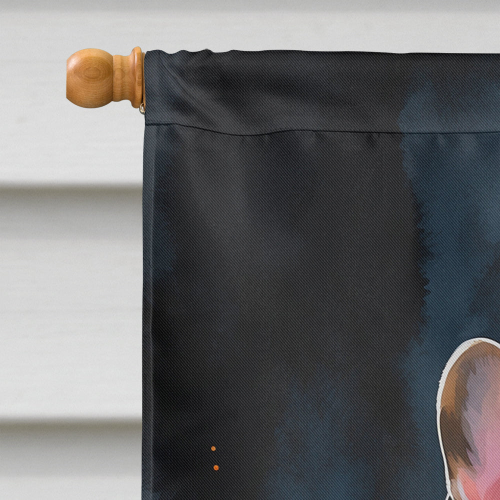 French Bulldog Puppy Halloween House Flag 28x40 Porch Sleeve Pole Decorative Outside Yard Banner Artwork Wall Hanging, Polyester