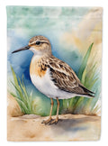 Buff-breasted Sandpiper Bird House Flag 28x40 Porch Sleeve Pole Decorative Outside Yard Banner Artwork Wall Hanging, Polyester