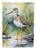 Greater Yellowlegs Bird House Flag 28x40 Porch Sleeve Pole Decorative Outside Yard Banner Artwork Wall Hanging, Polyester