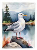 Herring Gull Bird House Flag 28x40 Porch Sleeve Pole Decorative Outside Yard Banner Artwork Wall Hanging, Polyester