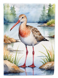 Hudsonian Godwit Bird House Flag 28x40 Porch Sleeve Pole Decorative Outside Yard Banner Artwork Wall Hanging, Polyester