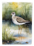 Lesser Yellowlegs Bird House Flag 28x40 Porch Sleeve Pole Decorative Outside Yard Banner Artwork Wall Hanging, Polyester
