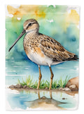 Long-billed Dowitcher Bird House Flag 28x40 Porch Sleeve Pole Decorative Outside Yard Banner Artwork Wall Hanging, Polyester