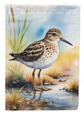 Pectoral Sandpiper Bird House Flag 28x40 Porch Sleeve Pole Decorative Outside Yard Banner Artwork Wall Hanging, Polyester
