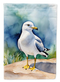 Ring-billed Gul Bird House Flag 28x40 Porch Sleeve Pole Decorative Outside Yard Banner Artwork Wall Hanging, Polyester