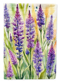 Liatris Flowers House Flag 28x40 Porch Sleeve Pole Decorative Outside Yard Banner Artwork Wall Hanging, Polyester
