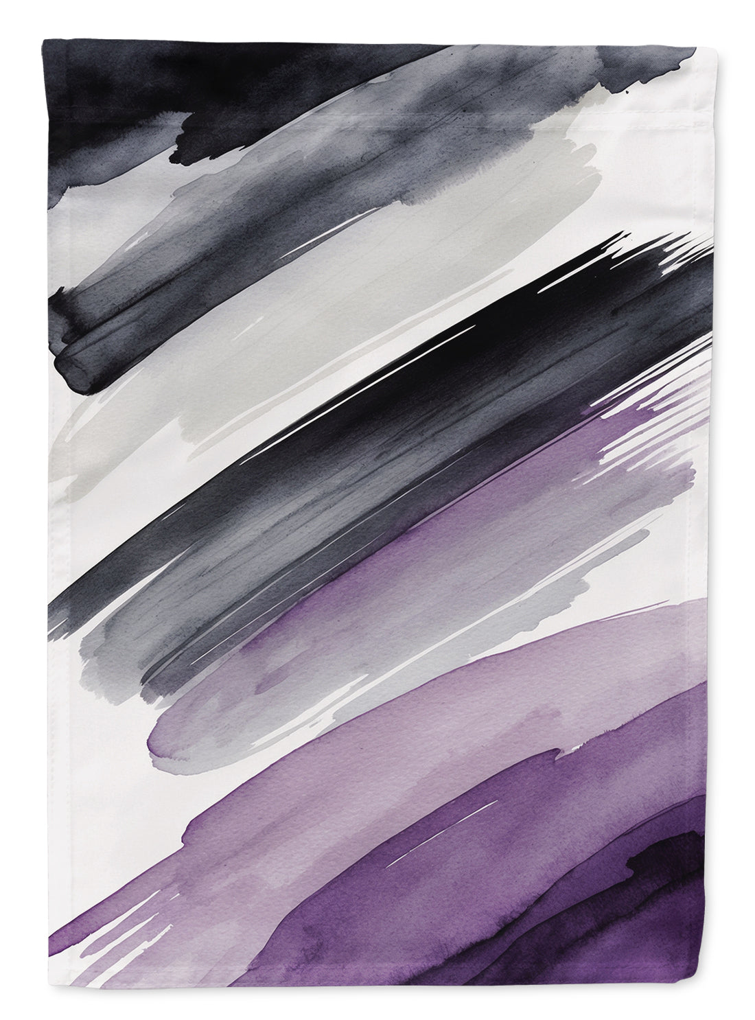 Asexual Pride House Flag 28x40 Porch Sleeve Pole Decorative Outside Yard Banner Artwork Wall Hanging, Polyester
