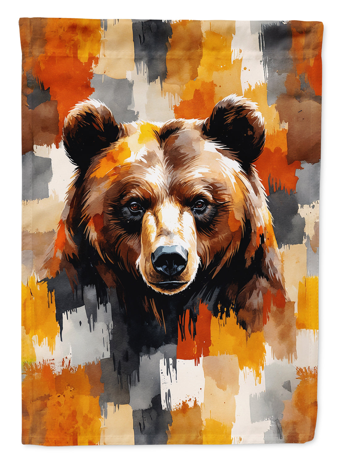 Bear Uniquely Bear Pride House Flag 28x40 Porch Sleeve Pole Decorative Outside Yard Banner Artwork Wall Hanging, Polyester