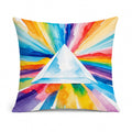 Gay Pride Intersectional Prism  Decorative Throw Pillow 14x14 Indoor Outdoor Accent Cushion, Fabric Cover with Insert for Sofa, Bed, Porch & Living Room