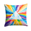 Gay Pride Intersectional Prism  Decorative Throw Pillow 18x18 Indoor Outdoor Accent Cushion, Fabric Cover with Insert for Sofa, Bed, Porch & Living Room