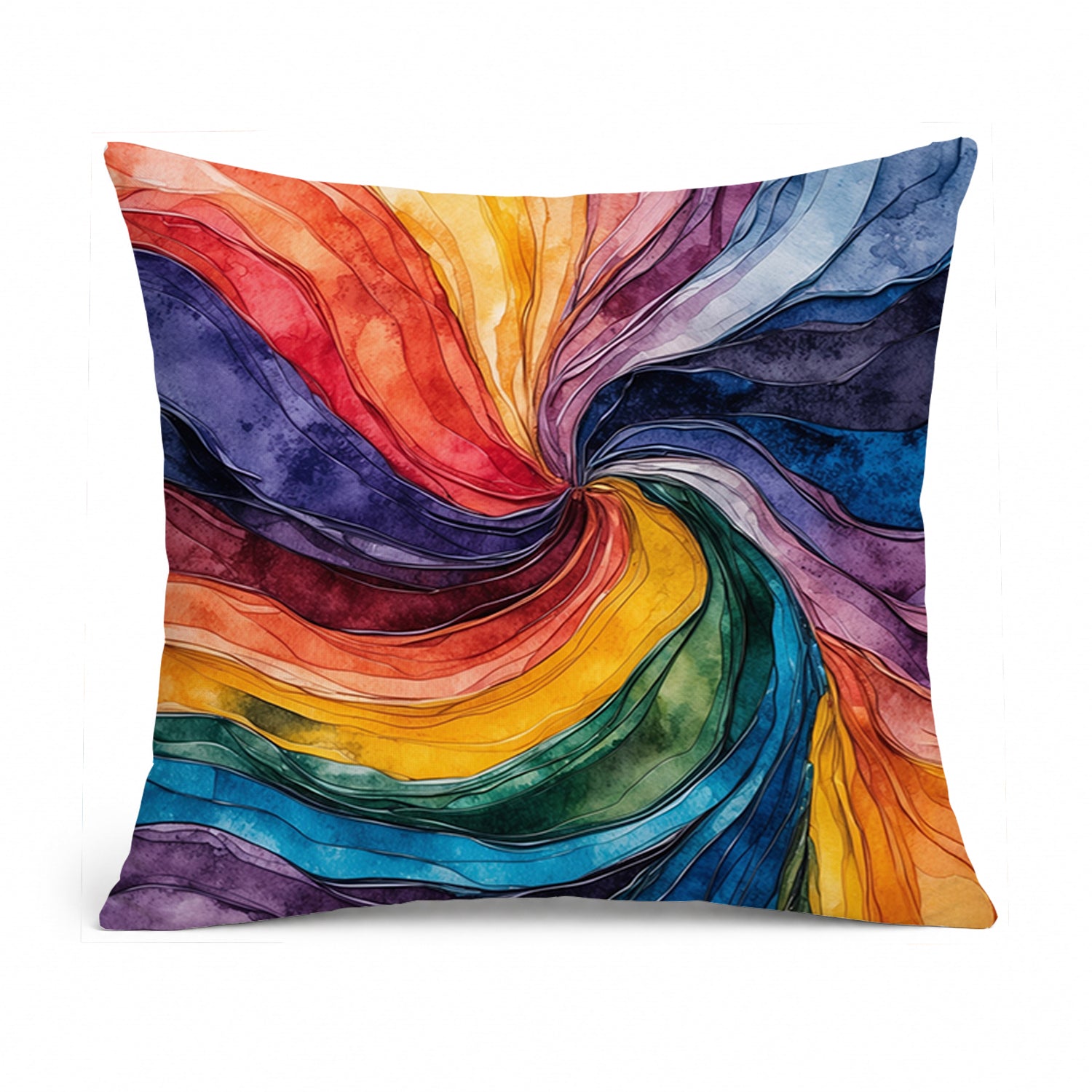 Gay Mosaic of Pride Decorative Throw Pillow 14x14 Indoor Outdoor Accent Cushion, Fabric Cover with Insert for Sofa, Bed, Porch & Living Room
