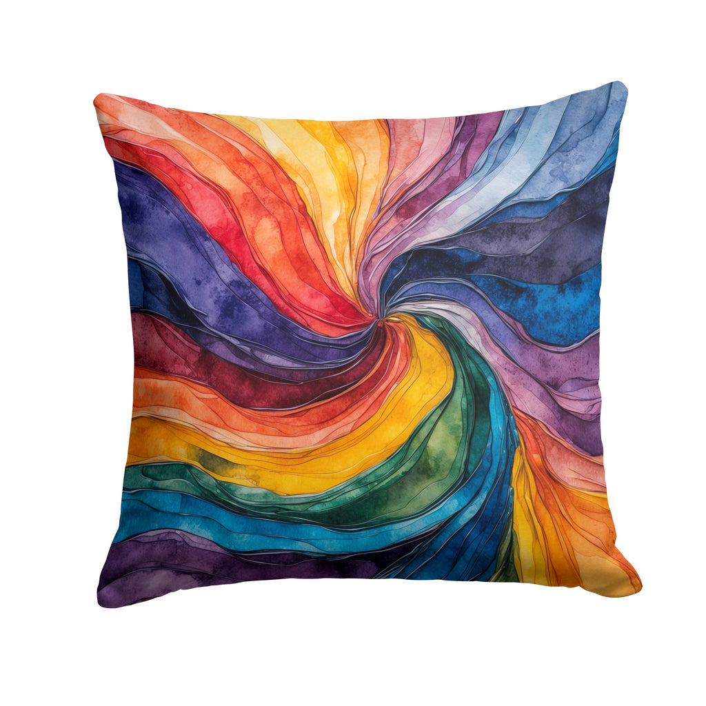 Gay Mosaic of Pride Decorative Throw Pillow 18x18 Indoor Outdoor Accent Cushion, Fabric Cover with Insert for Sofa, Bed, Porch & Living Room