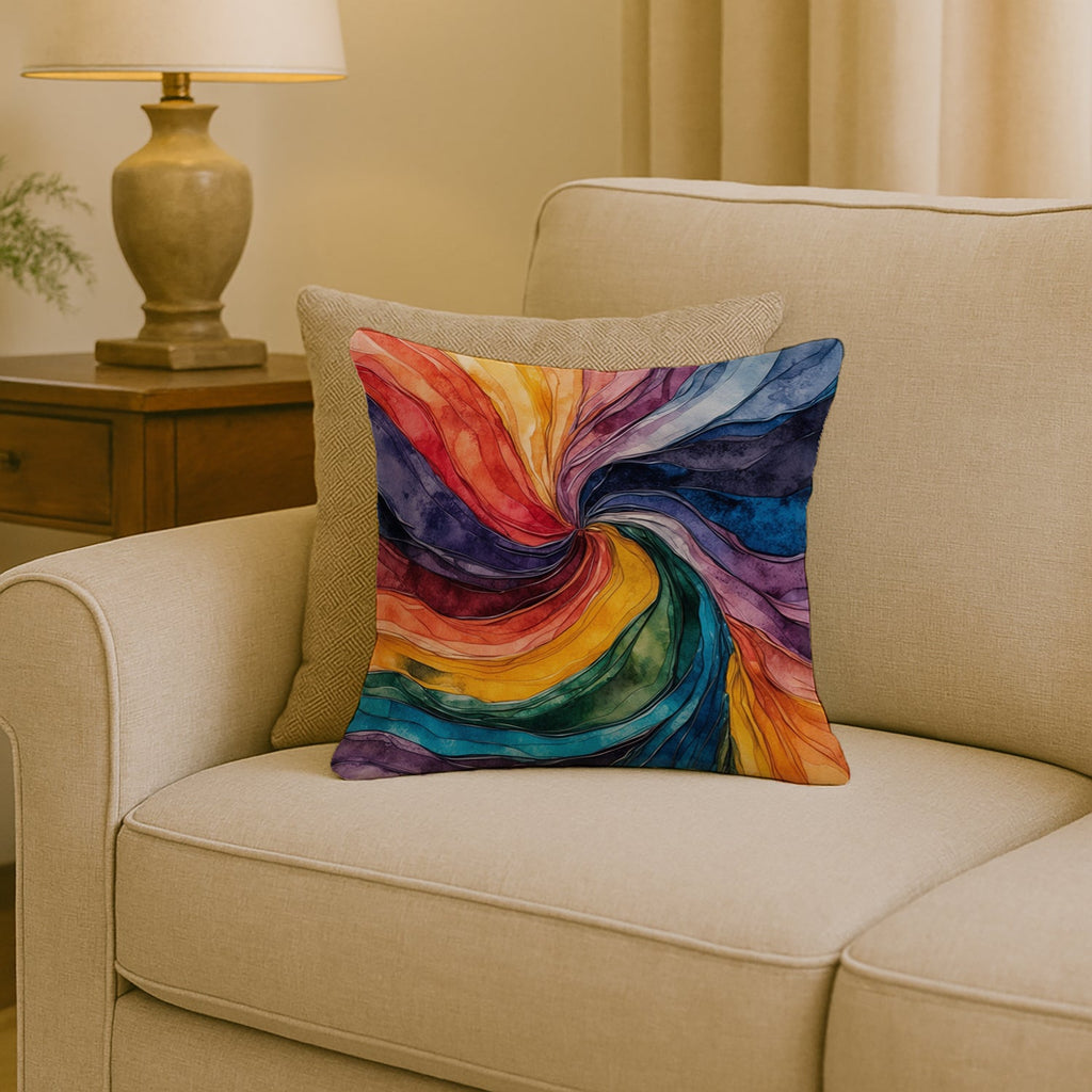 Gay Mosaic of Pride Decorative Throw Pillow 18x18 Indoor Outdoor Accent Cushion, Fabric Cover with Insert for Sofa, Bed, Porch & Living Room