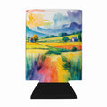 Gay Pride in Rural Spaces Can or Bottle Hugger Cooler Sleeve for Standard 12 oz Cans, Insulated Foam Beer & Soda Can Hugger Reusable