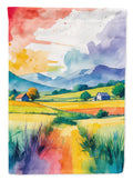 Gay Pride in Rural Spaces House Flag 28x40 Porch Sleeve Pole Decorative Outside Yard Banner Artwork Wall Hanging, Polyester