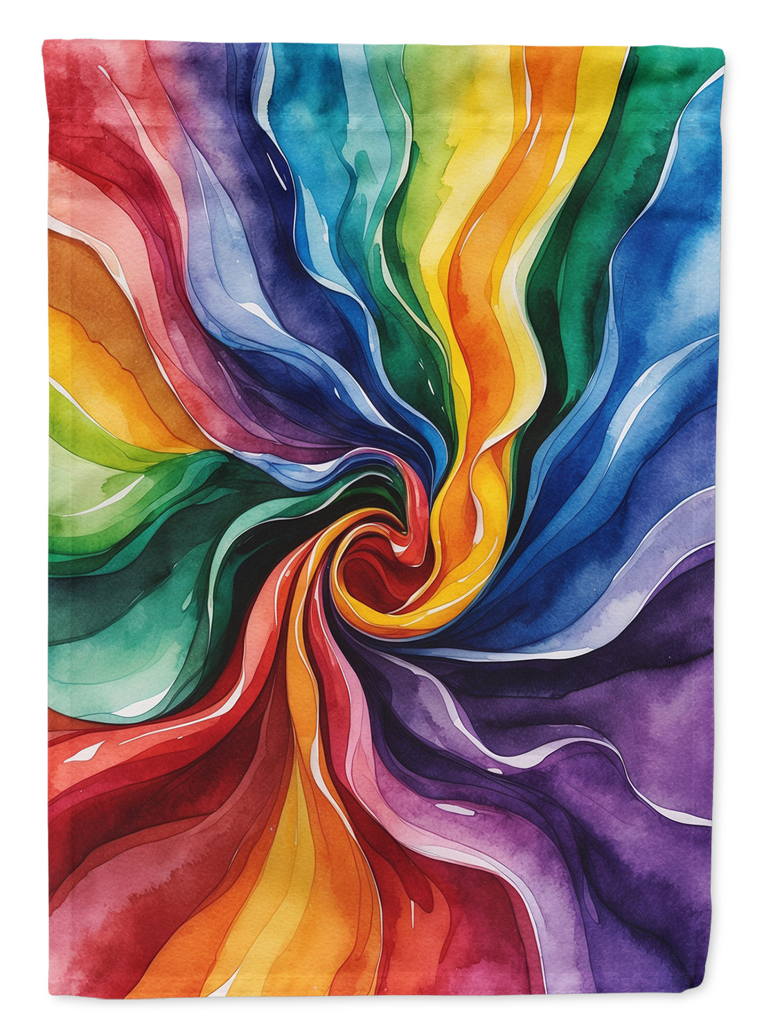 Gay Pride House Flag 28x40 Porch Sleeve Pole Decorative Outside Yard Banner Artwork Wall Hanging, Polyester