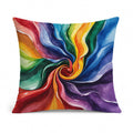Gay Pride Decorative Throw Pillow 14x14 Indoor Outdoor Accent Cushion, Fabric Cover with Insert for Sofa, Bed, Porch & Living Room