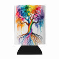 Rooted in Gay Pride Can or Bottle Hugger Cooler Sleeve for Standard 12 oz Cans, Insulated Foam Beer & Soda Can Hugger Reusable