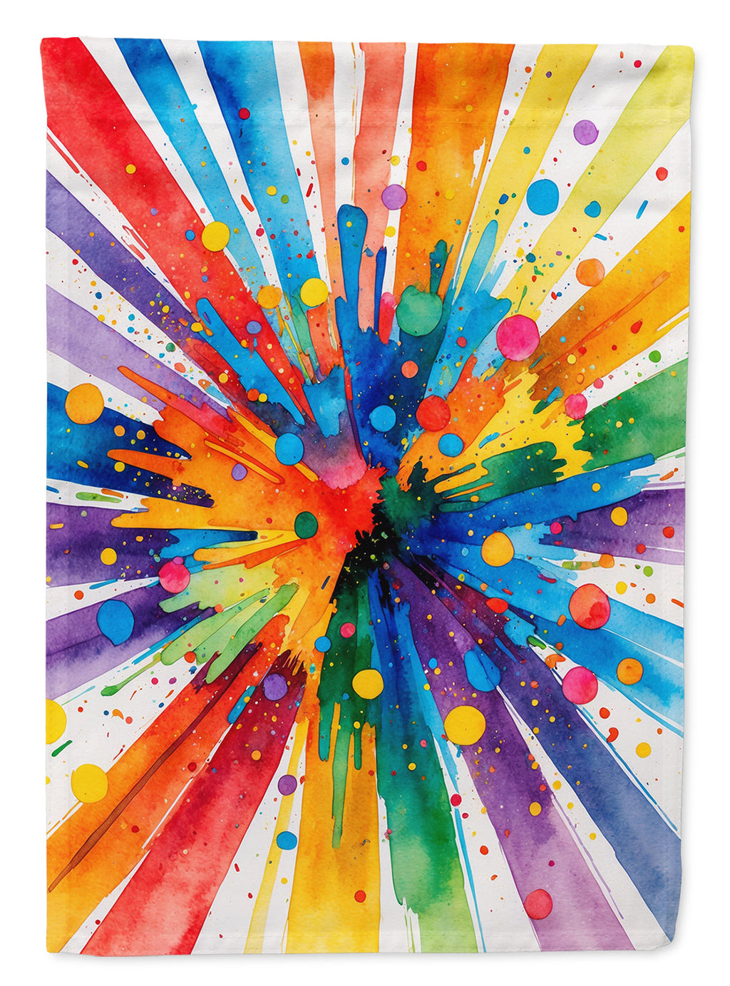 Gay Pride Joy as Resistance House Flag 28x40 Porch Sleeve Pole Decorative Outside Yard Banner Artwork Wall Hanging, Polyester