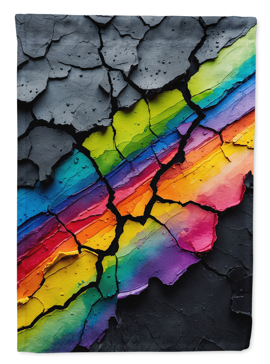 Resilience Pride House Flag 28x40 Porch Sleeve Pole Decorative Outside Yard Banner Artwork Wall Hanging, Polyester