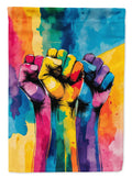 Gay Rights are Human Rights House Flag 28x40 Porch Sleeve Pole Decorative Outside Yard Banner Artwork Wall Hanging, Polyester