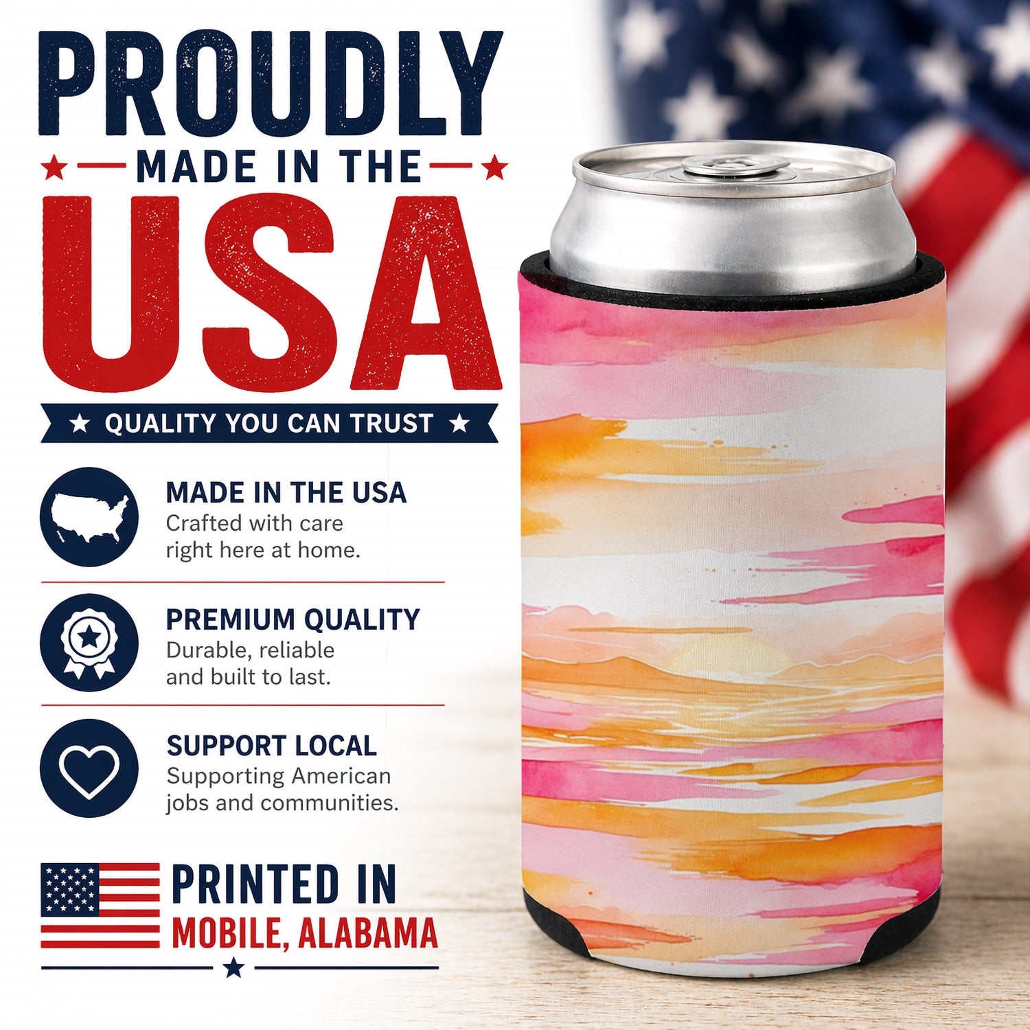 Lesbian and Limitless Pride Can or Bottle Hugger Cooler Sleeve for Standard 12 oz Cans, Insulated Foam Beer & Soda Can Hugger Reusable