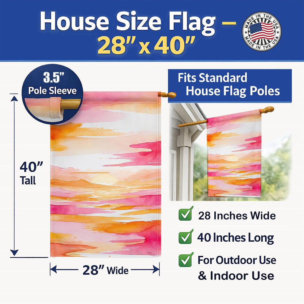 Lesbian and Limitless Pride House Flag 28x40 Porch Sleeve Pole Decorative Outside Yard Banner Artwork Wall Hanging, Polyester