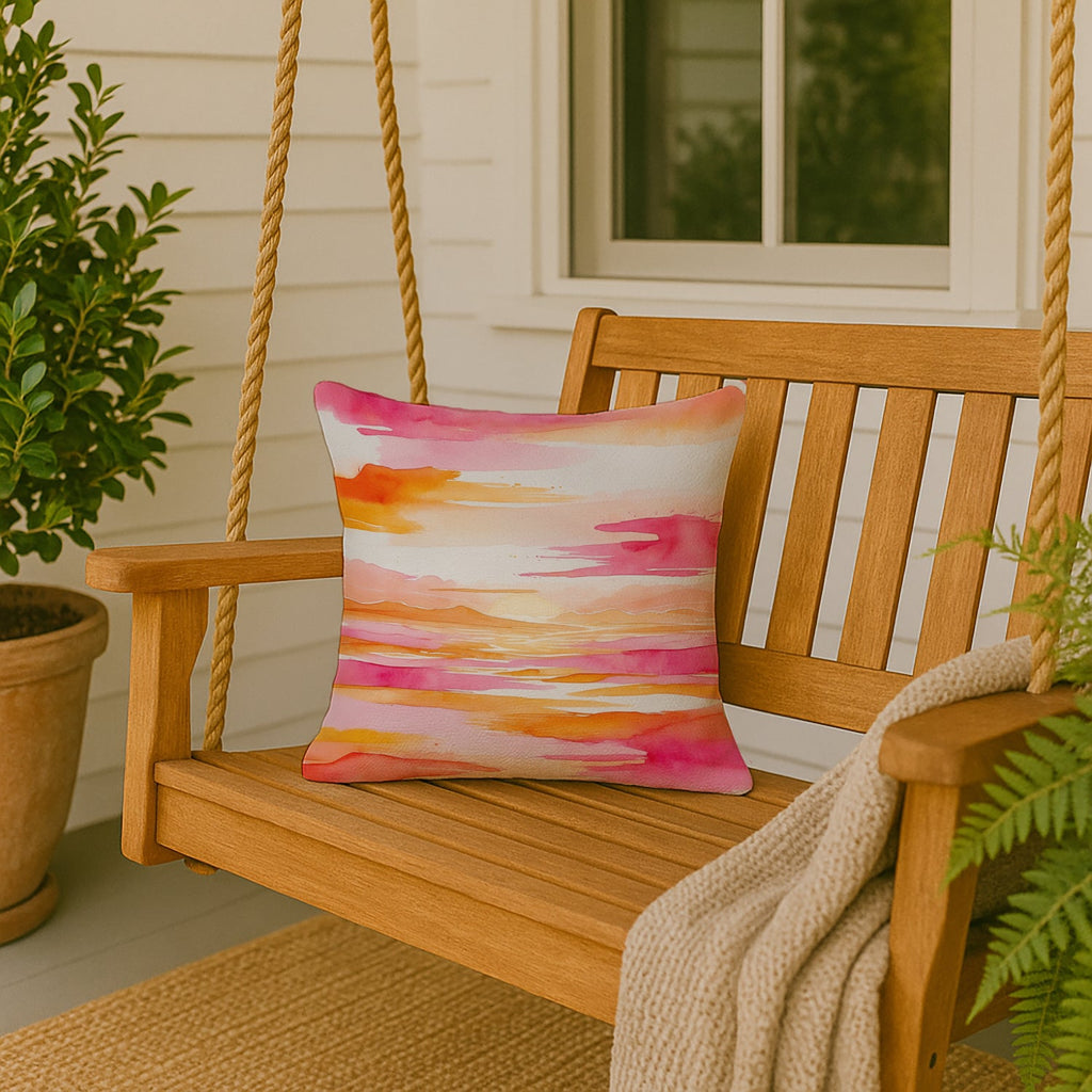 Lesbian and Limitless Pride Decorative Throw Pillow 18x18 Indoor Outdoor Accent Cushion, Fabric Cover with Insert for Sofa, Bed, Porch & Living Room
