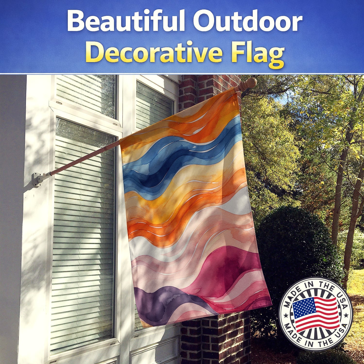Lesbian Pride House Flag 28x40 Porch Sleeve Pole Decorative Outside Yard Banner Artwork Wall Hanging, Polyester