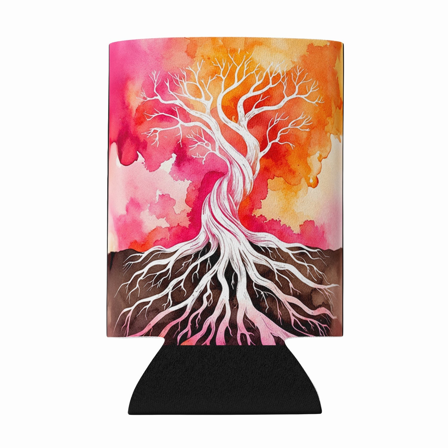 Rooted in Lesbian Pride Can or Bottle Hugger Cooler Sleeve for Standard 12 oz Cans, Insulated Foam Beer & Soda Can Hugger Reusable