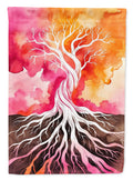 Rooted in Lesbian Pride House Flag 28x40 Porch Sleeve Pole Decorative Outside Yard Banner Artwork Wall Hanging, Polyester