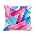 Trans and Proud Pride Decorative Throw Pillow 14x14 Indoor Outdoor Accent Cushion, Fabric Cover with Insert for Sofa, Bed, Porch & Living Room
