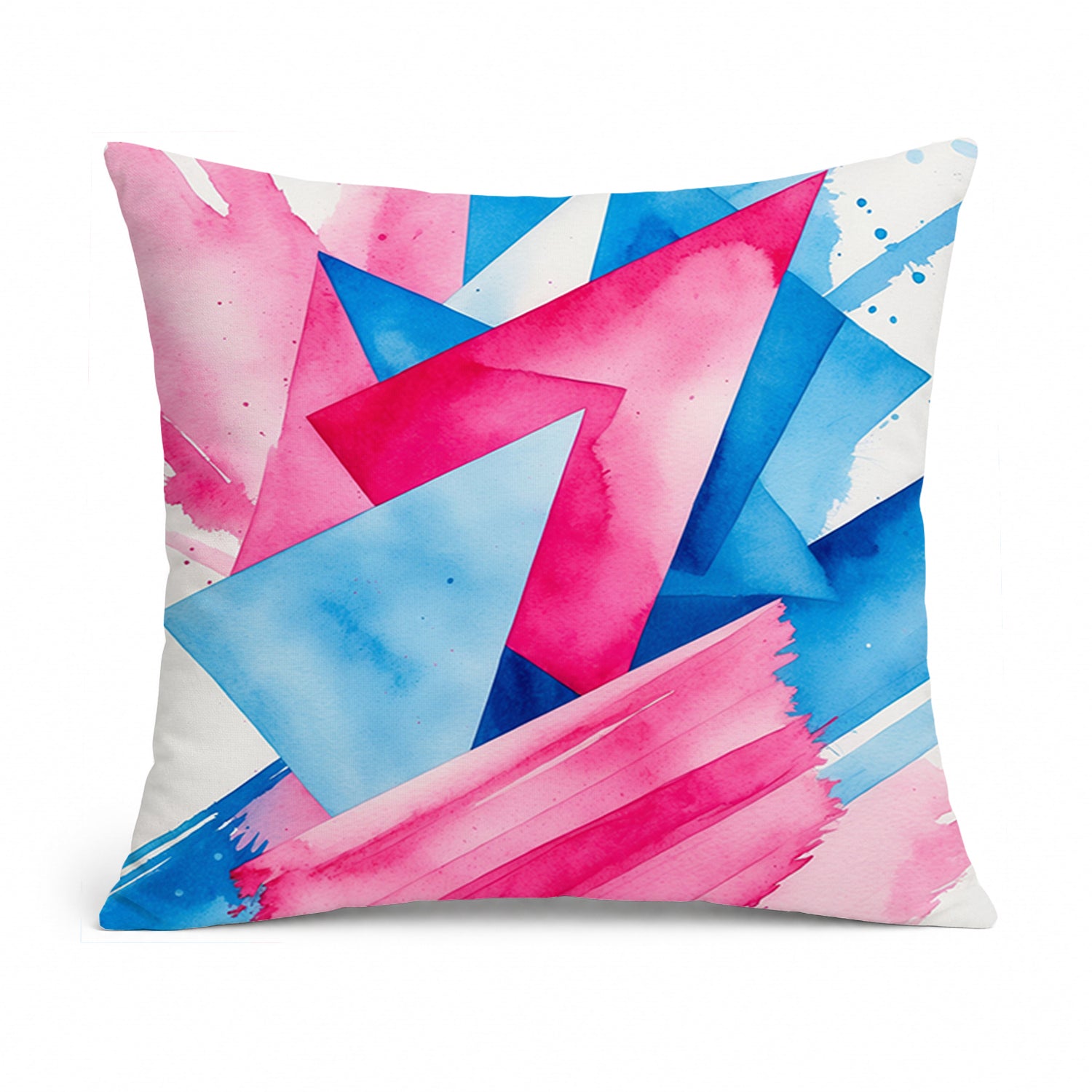 Trans and Proud Pride Decorative Throw Pillow 14x14 Indoor Outdoor Accent Cushion, Fabric Cover with Insert for Sofa, Bed, Porch & Living Room